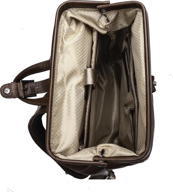 McKlein backpack - Bruin - leder