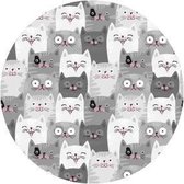 Vloerkleed vinyl rond | Kitty