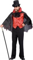 Carnival Toys Verkleedshirt Dracula Heren Rood/zwart Maat L