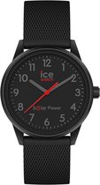 Ice Watch ICE solar power - Black red 018740 Horloge - Siliconen - Zwart - Ã˜ 36 mm