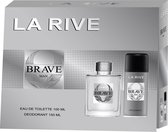 La Rive - Brave For Man Eau de toilette 100Ml + Deo 150Ml Giftset