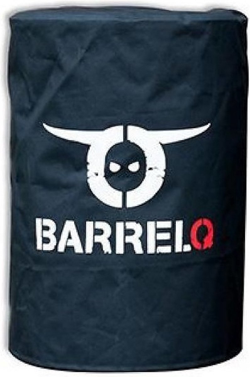 BarrelQ Small - BBQ Beschermhoes - 600D Polyester - Zwart - 100% Waterdicht - Ø40x58 cm - Past op BarrelQ Small 60L Barbecue