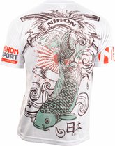 Nihon Sportshirt Samurai Heren Wit Maat M