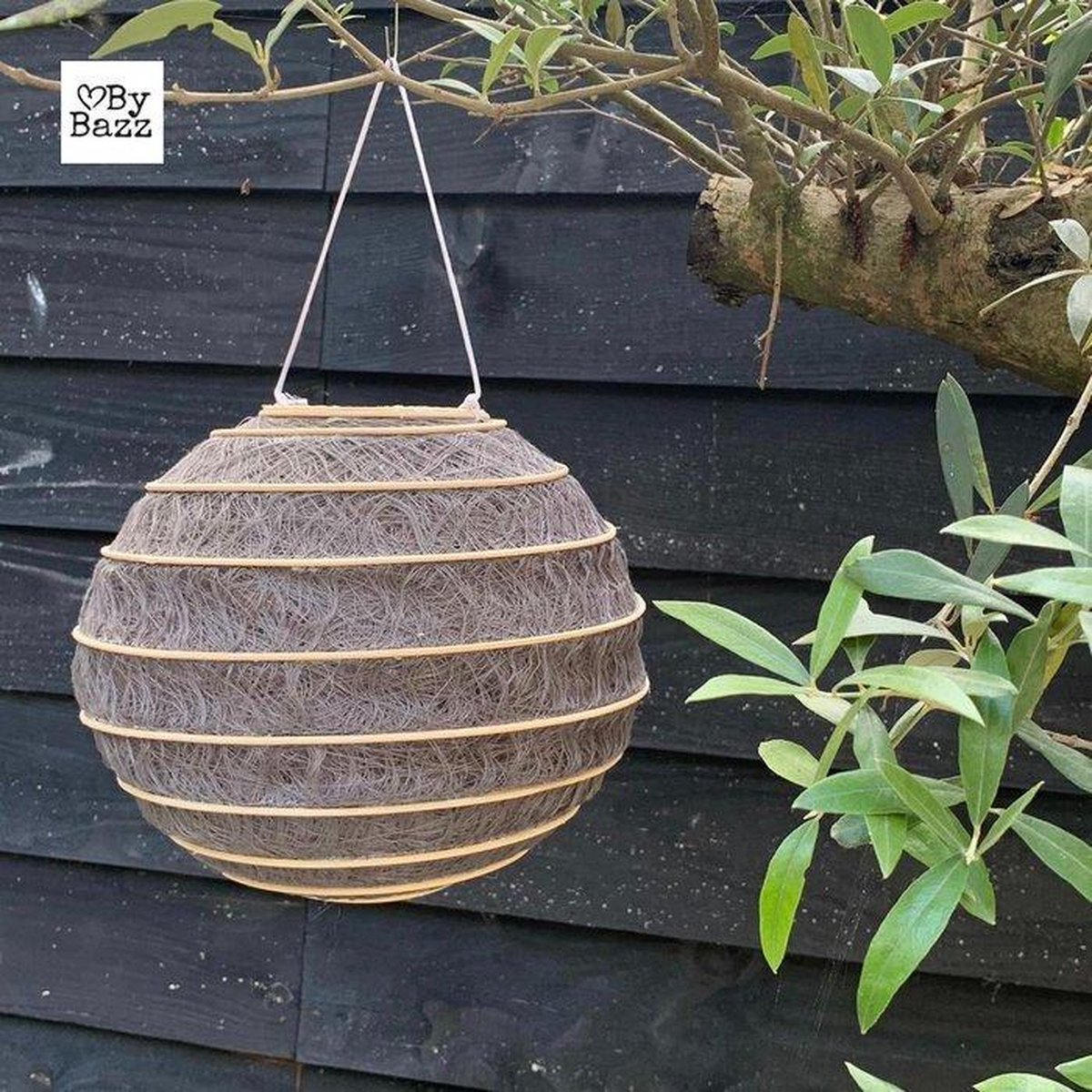 ByBazz Lampion 20 cm zwart
