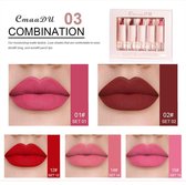 5 stuks # Lippenstift ,Rose, LichtRose,Rood,Bruin en DonkerRose #03