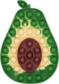 foto van Pop it - fidget toys - speelgoed - jongens - meisjes - avocado