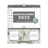 Hobbit - Familieplanner memo - Vogels - 2022 - Voor 5 personen - Spiraalgebonden - Week per pagina - 35x30cm - Groot