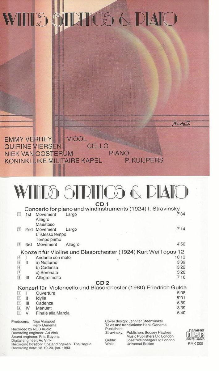 WINDS , STRINGS & PIANO