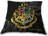 kussen Harry Potter 35 cm polyester zwart/wit