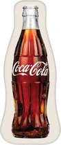 kussen Coca-Cola 45 x 18 cm polyester bruin/wit