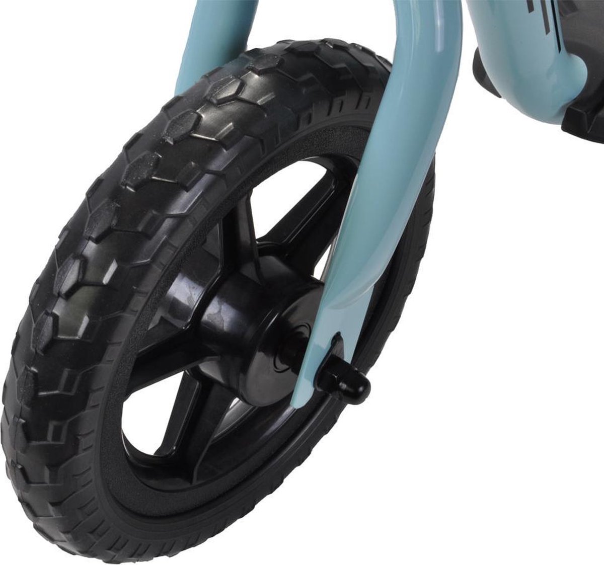 Bandits & Angels Metalen Loopfiets Starter Blauw met Voetenplank vanaf 2 Jaar - Limited Edition - Vintage Blauwe Loop Fiets - Verstelbaar Zadel 29 tot 39 cm - Voor Jongens en Meisjes - Compact en Veilig - Lage Instap met Voetenplank — afbeelding 10