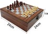 Afbeelding van het spelletje Dutch Orange Express - schaakset - schaken - vouwbaar - dominostenen - dobbelstenen - kaartspel - familie spel - bordspel