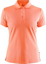 Craft Polo Pique voor dames, fel oranje