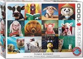 Puzzel 1000 stukjes - Funny Animals - L. Heffernan