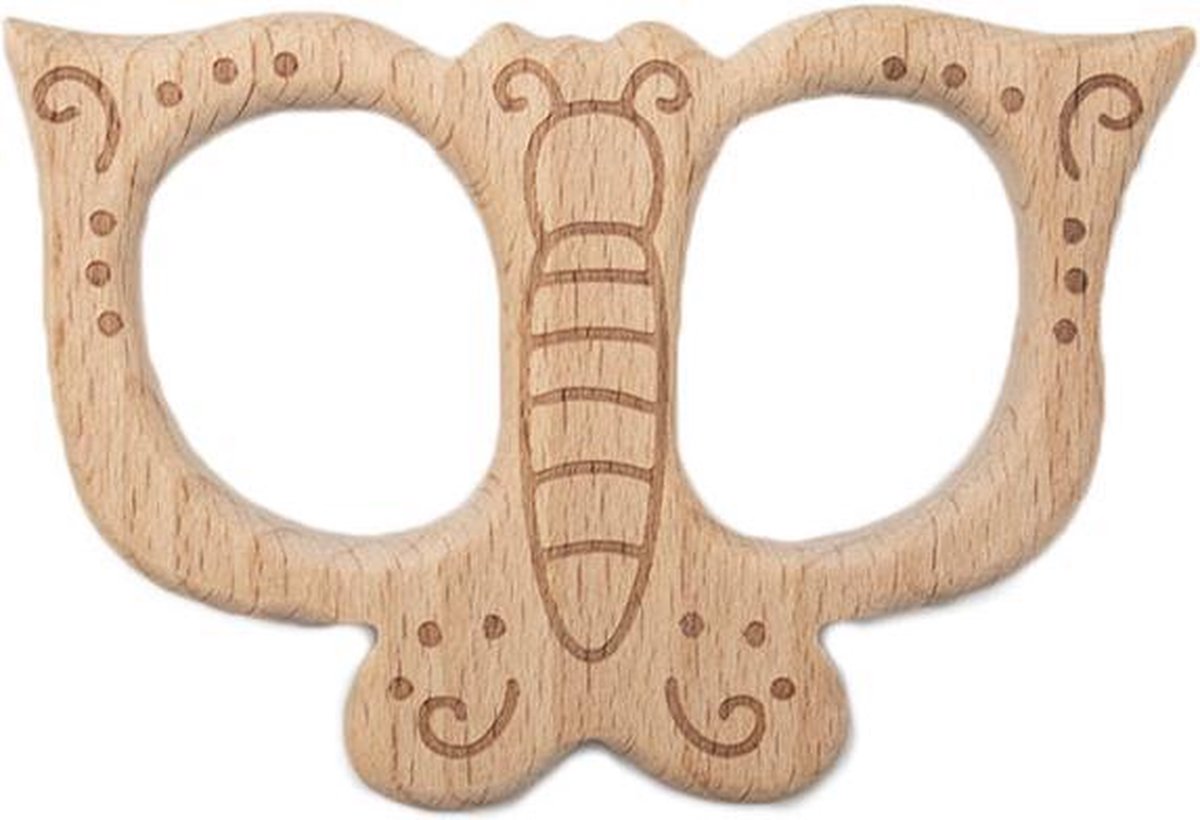 Durable Houten Bijtdier Vlinder