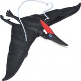 reptiel Pteranodon junior 25 cm rubber zwart