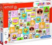 legpuzzel Emoji junior karton 104 stukjes