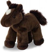 knuffel Mini Flopsie Chestnut paard bruin 20,5 cm
