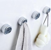 FSW-Products - 1 Stuk - Zelfklevende Handdoekhouder - Handdoekhaak - Haak voor Doeken - Zelfklevend - Handdoek Houder - Zonder Boren - Kliksysteem Theedoek - Handdoekklem