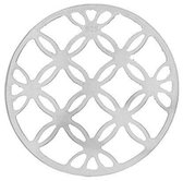 Zilveren cirkels / bloemen munt / MY iMenso 33-0956