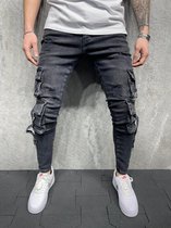 Skinny Jeans Mannen Gescheurde Jeans Mannelijke 2021 Nieuwe Casual Gat Straat Hip Hop Slanke Denim Broek Man Mode jogger Broek