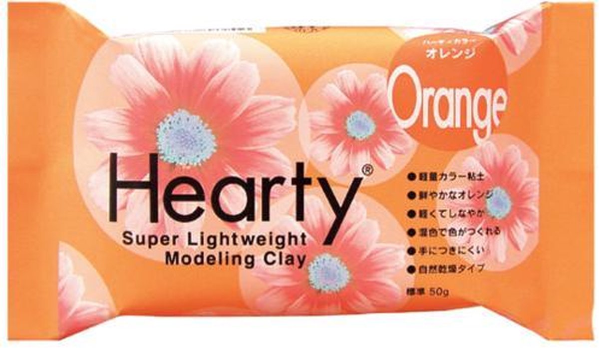 Hearty Orange Modeling Clay Super Lightweight