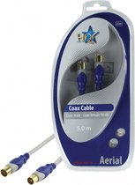 HQ Standaard Coax Mannelijk - Vrouwelijk 90db Kabel 5.00 M