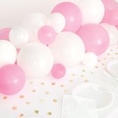 Ballonnenslinger Decoratieset Roze