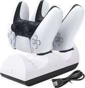 PS5 OPLAADSTATION -CHIN FAI-oplader voor PS5 Dualsense Wireless Controller, oplaadstation met 1 M Type C-kabel, oplader Twin Docking Station voor twee Sony PlayStation 5 Dualsense