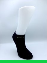 Uniq Socky 4 Paar - Laag Groen (Zwart) (35-40) | Makkelijk Sorteerbare Sokken