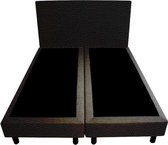 Bedworld Boxspring 180x220 - Lederlook - Zwart (MD9100)