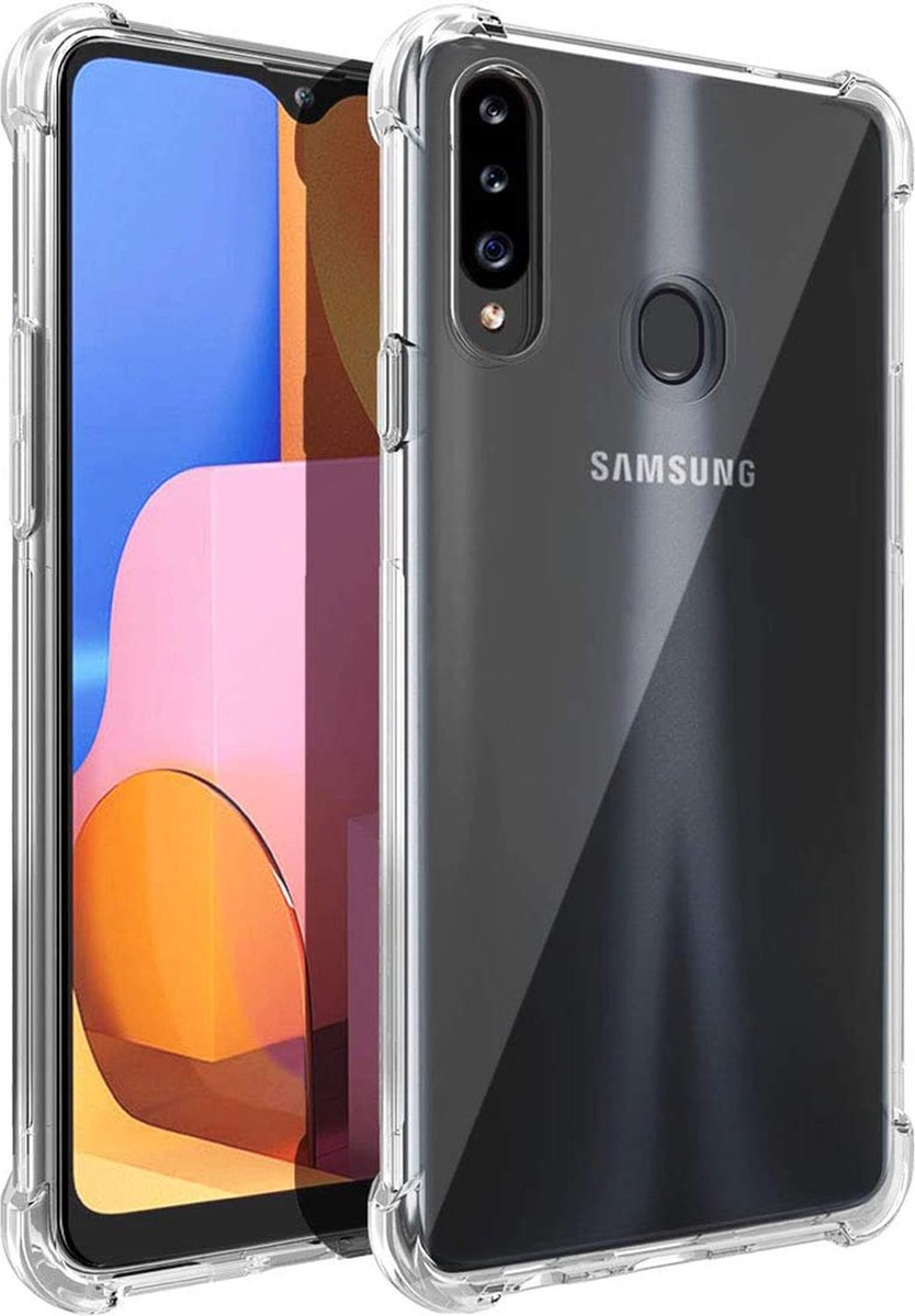 Hoesje geschikt voor Samsung Galaxy A20s - Back Cover Transparant Shockproof