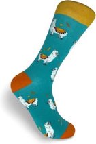 JustSockIt Alpaca sokken - Sokken - Lama sokken - Leuke sokken - Vrolijke sokken - Dieren sokken