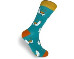 JustSockIt Alpaca sokken - Sokken - Lama sokken - Leuke sokken - Vrolijke sokken - Dieren sokken