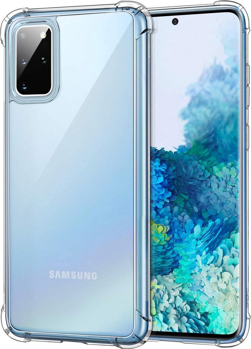 Hoesje geschikt voor Samsung Galaxy S20 Plus - Back Cover Transparant Shockproof