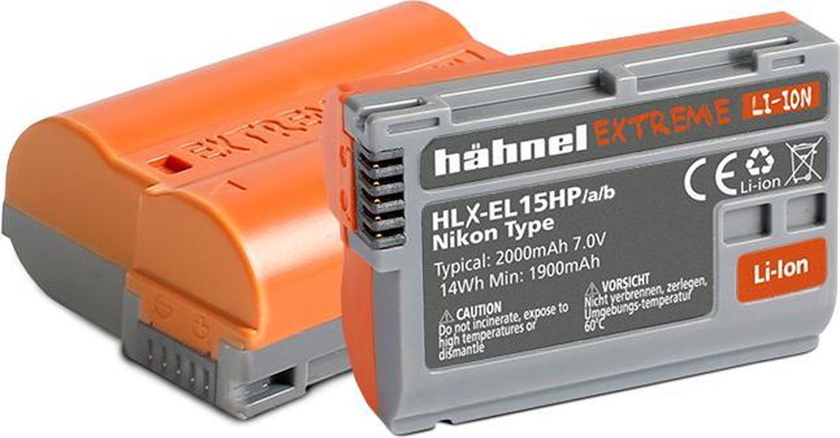 Hähnel Camera-accu EN-EL15 / EN-EL15B voor Nikon - HÃ¤hnel HLX-EL15HP Extreme