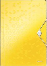 Leitz 3 Flap Folder WOW A4 PP jaune