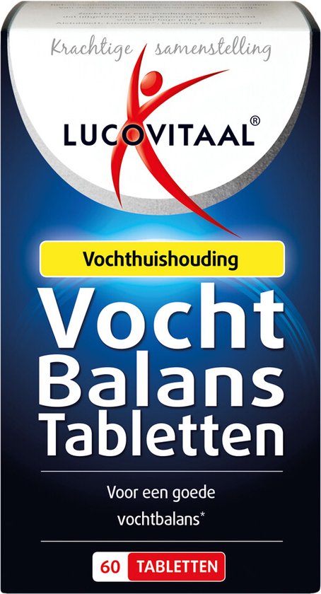 Lucovitaal Vochtbalans Tabletten - Ondersteunt nier- en blaasfunctie - 60 tabletten
