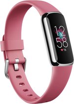 SmartphoneClip® Siliconen sport Fitbit Bandje roze geschikt voor Fitbit Luxe