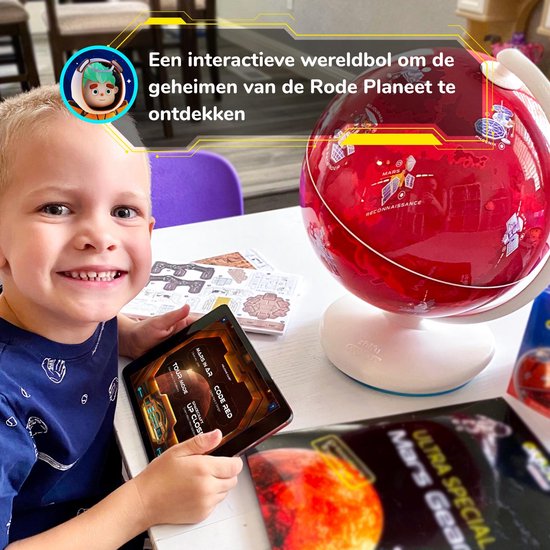 Thumbnail van een extra afbeelding van het spel Orboot Planet Mars - AR globe - by PlayShifu (met app): Interactief, Educatief, Augmented Reality Globe  - STEM speelgoed voor kinderen van 4 - 10 jaar