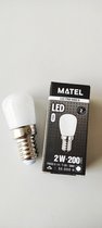 Matel Led Koelkastlamp E14 2 Watt 200 Lumen 6400K Daglicht