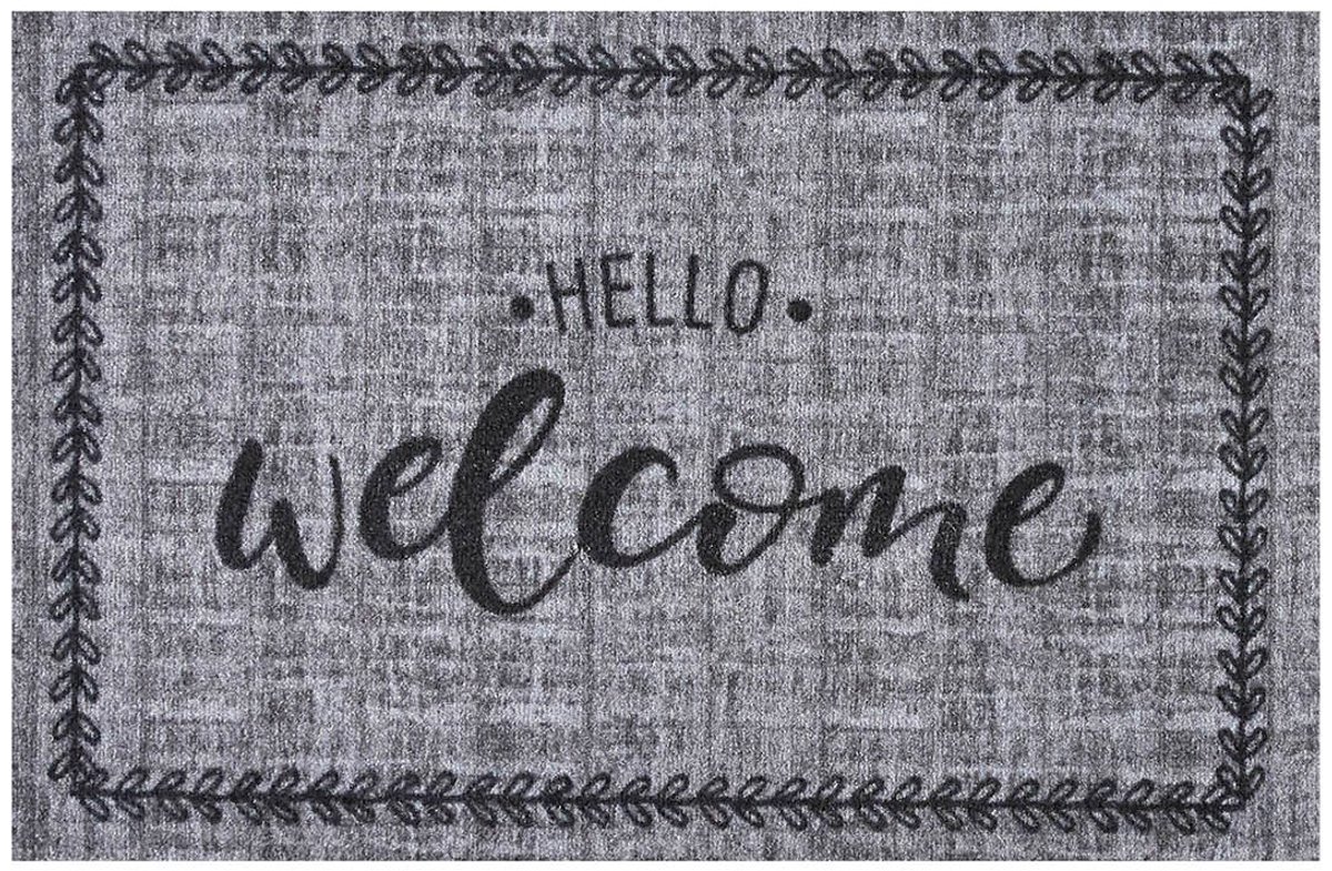 MD Entree - Deurmat - Schoonloopmat - Impression Hello Welcome - 40 x 60 cm