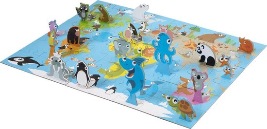 Puzzle Animaux Woomax + 18 Mois (12 Unités) à Prix Carrefour