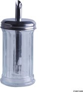 Distributeur de sucre - Pot de conservation - Glas - Couvercle twist - 14 cm de haut - 300 ml