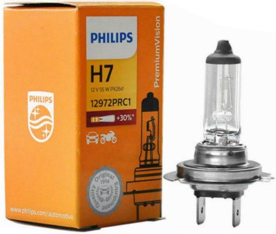 Philips Autolamp 12 Volt - 55 Watt. - PX26D H7 Premium - 2 stuks | bol.com