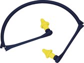 Delta Plus oordopjes met opvouwbaar houder - Blauw | Geel - One size