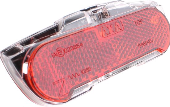 AXA Slim Steady Achterlicht - LED Fietsverlichting - Dynamo - Steady Functie - 600 m Zichtbaarheid - Zijzichtverlichting - 80 mm Montage - Rood van AXA — afbeelding 3