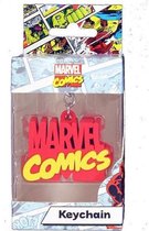 Marvel Comics Logo Rubberen 3D Sleutelhanger - Officiële Merchandise
