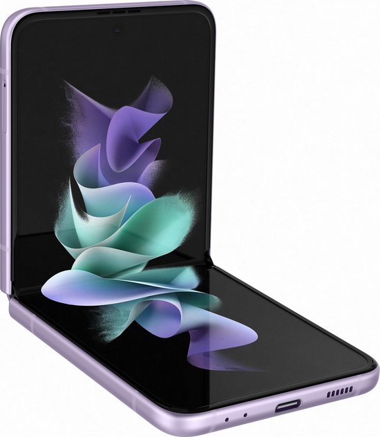 Samsung Galaxy Z Flip3 5G Lavender smartphone 128GB opvouwbaar waterbestendig AMOLED 6.7 inch display