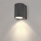 Ledvion Vesta - Wandlamp Buiten - Antraciet - GU10 Fitting - IP54